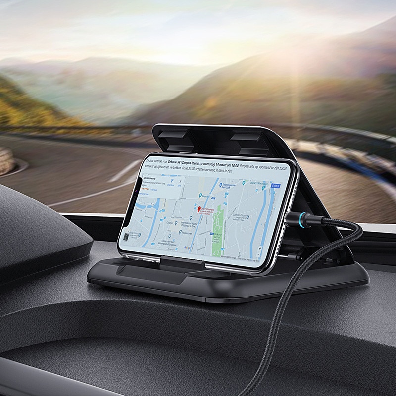 Dashboard mobiele telefoonhouder voor automatisch verstelbare houder voor mobiele telefoon in de auto telefoonhouder standaard voor mobiele iphone xiaomi