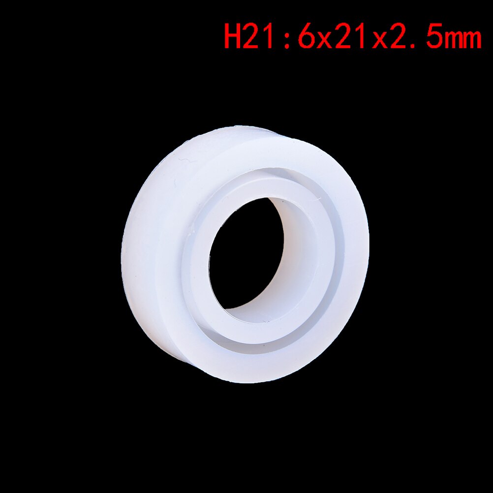 Diy siliconen ronde ringvorm, cirkelvormige siliconen mal voor ring, sieraden maken, transparante mal, epoxyhars mal