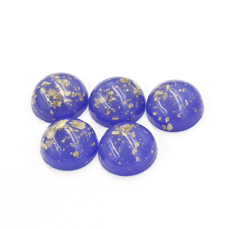 12 mm 50 stk flatback harpiks opal sten prikket runde rhinestones cabochons perler flad ryg harpiks til gør-det-selv øreringe/hårdekoration: 16