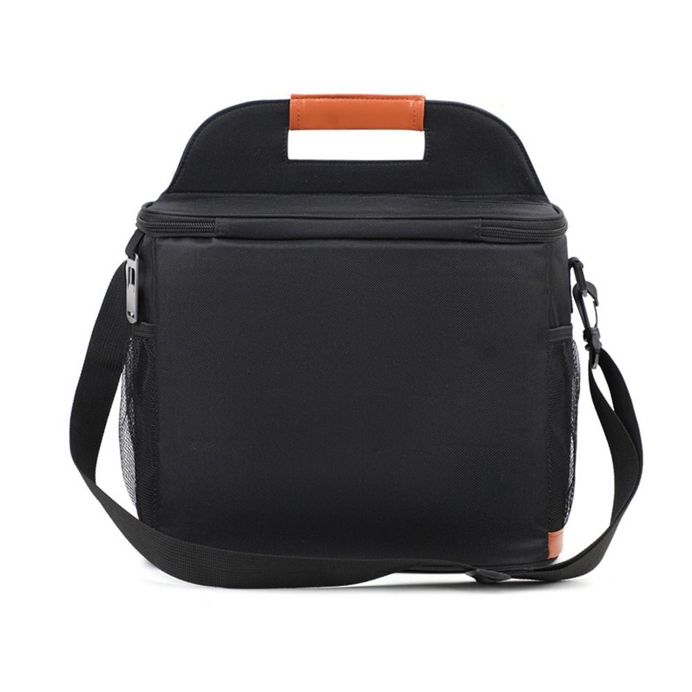 Large Capacity Insulated Cooler Bags Portable Thickened Lunch Food Thermal Box with Handle Removable Strap Insulated Lunch Bag