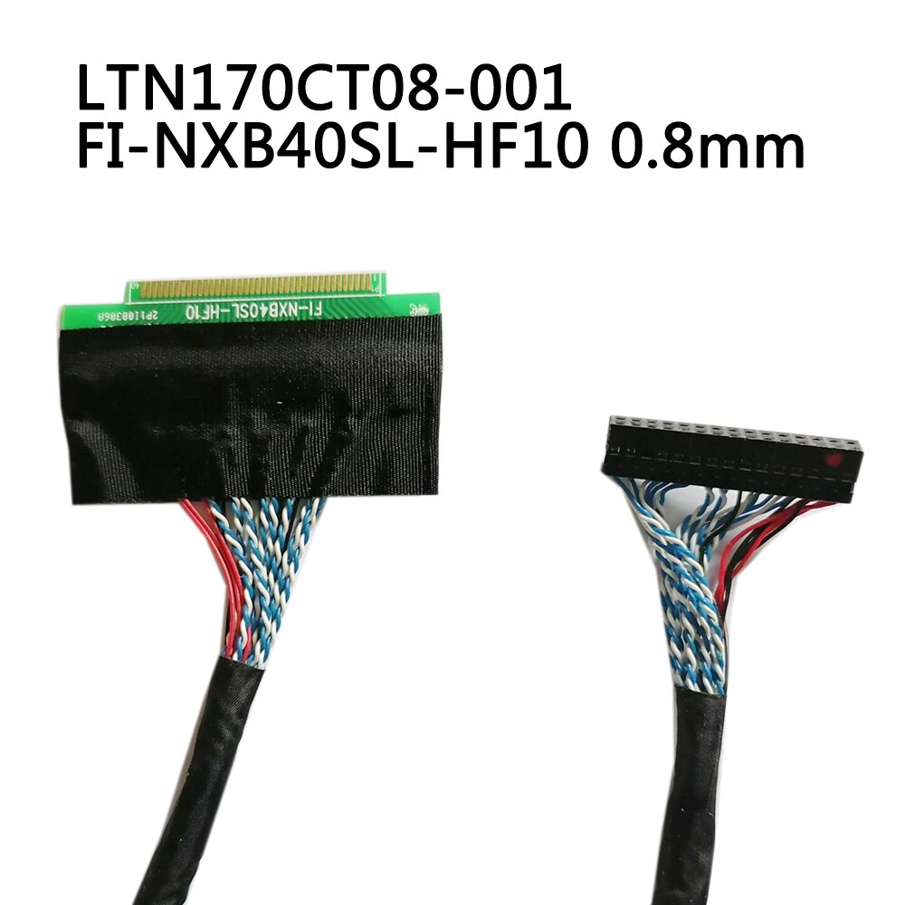 Voor Lcd LTN170CT08-001 1920X1200 Led Scherm Lijn FI-NXB40SL-HF10 0.8 Mm Pitch Dual 8-Bit 40Pin Lvds Kabel lcd Led Laptop
