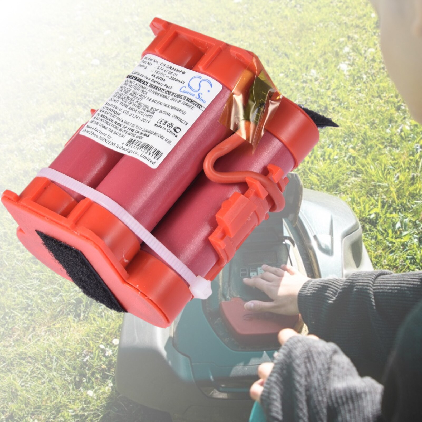 18V 6000mAh Akku Für Gardena Robotic Rasenmäher Ersatz Werkzeug Akku