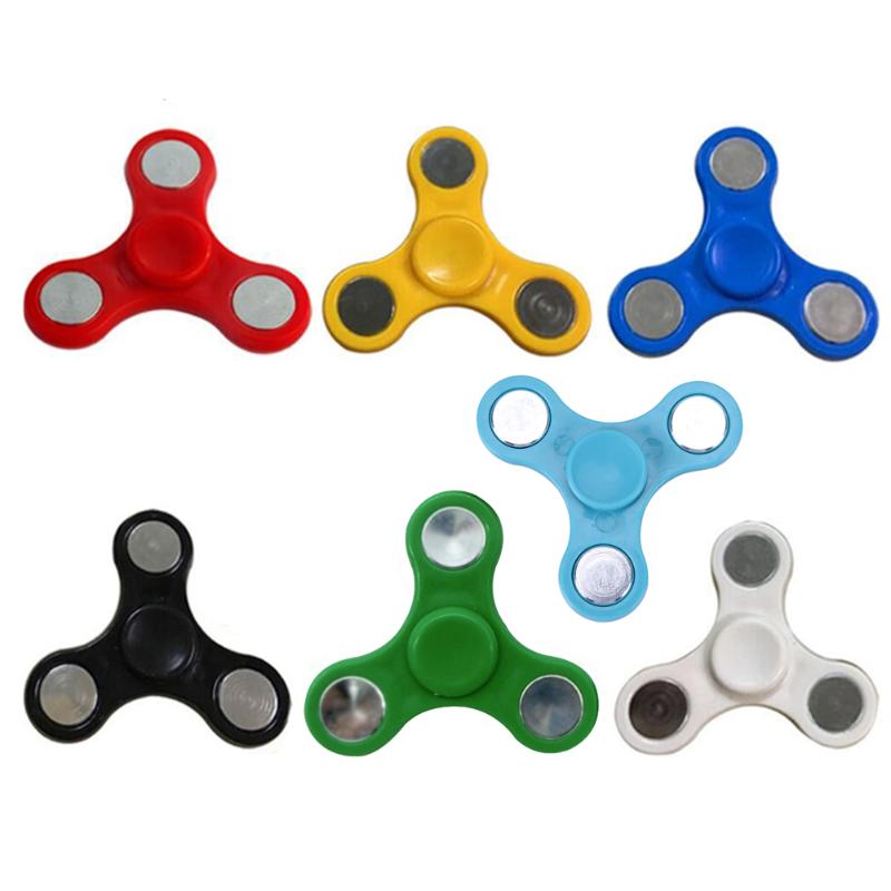 Plastic Hand Spinner for Autism and ADHD Finger Tri-Spinner Fidget Toys