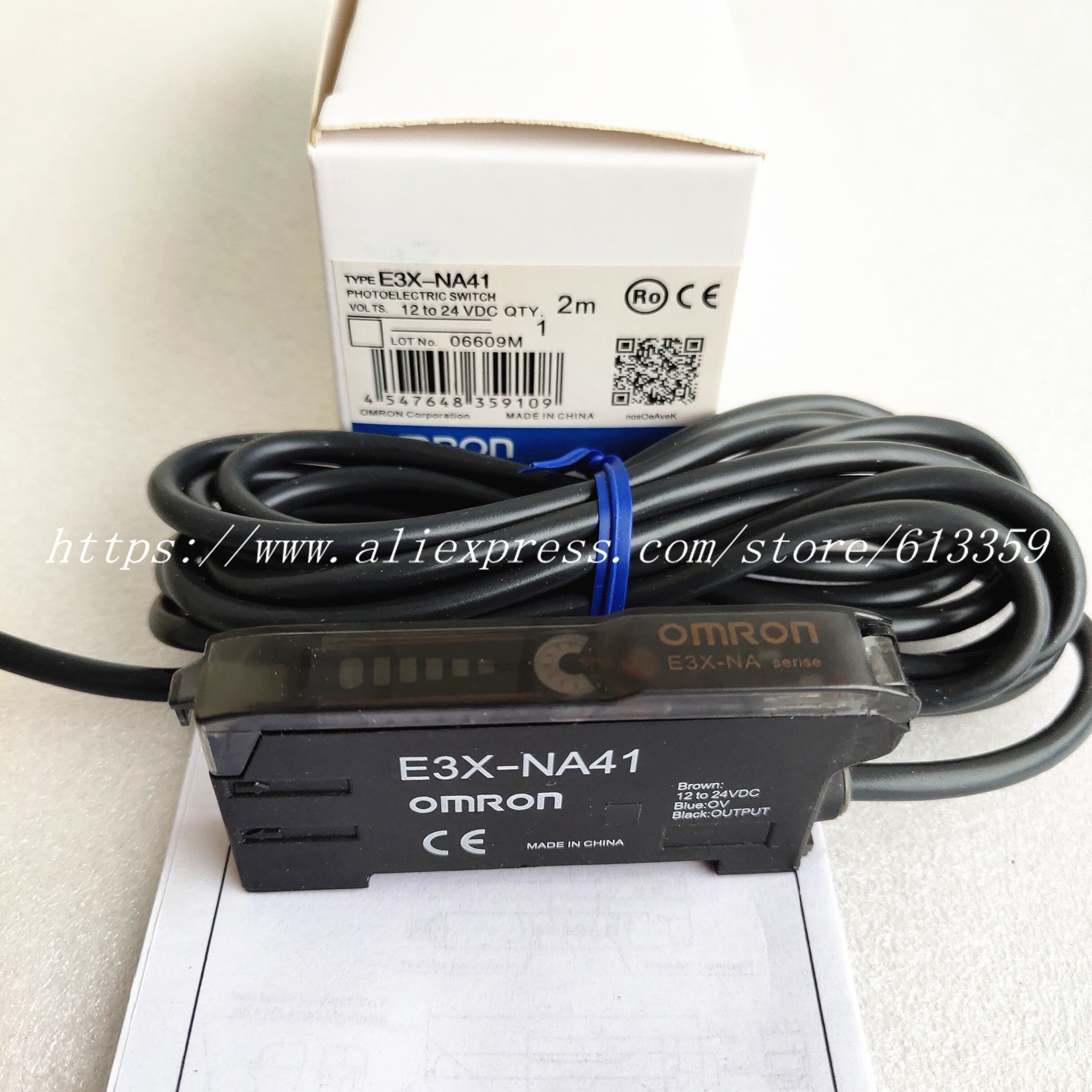 E3X-NA41 PNP Optical Fiber Amplifier Sensor Photoelectric Sensor