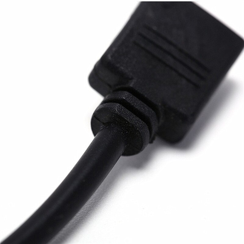 Cable de extensión de 4 pines, conector LED hembra, Color negro, 30cm/100cm, 4 pines, 0,3 m/1m, para tira LED RGB 2835 3528 5050