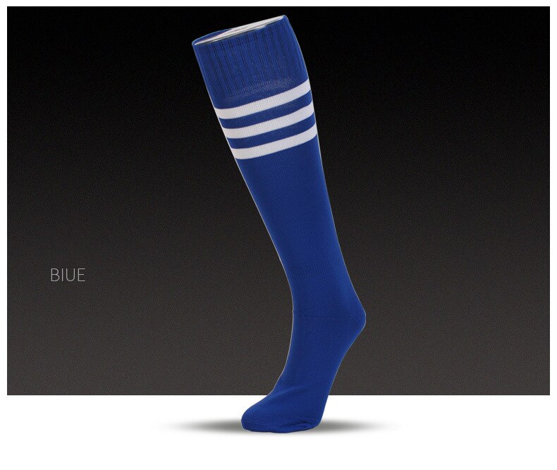 Męskie skarpety sportowe damskie pończochy pasiaste skarpety uciskowe długa piłka nożna nad podkolanówki Livraison gratiite Hurt: BF0118