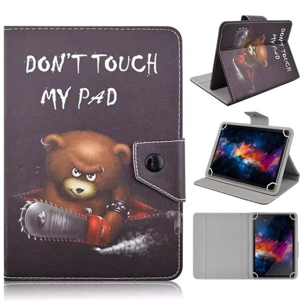 Universal Case for 9.5&quot;-10.5&quot; Tablet Folio Cover Case for All Fire HD 10 iPad 9.7 and More 9.6&quot;9.7&quot;10.1&#39;&#39;10.5&quot;Android iOS Tablet: Bear