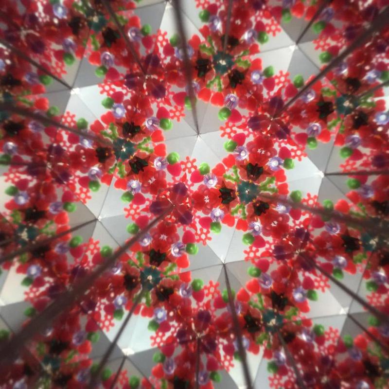 DIY Caleidoscoop Grote Draaien Roterende kinderen Educatief Wetenschap Speelgoed Klassieke Speelgoed Kaleidoscopes Willekeurige Color1
