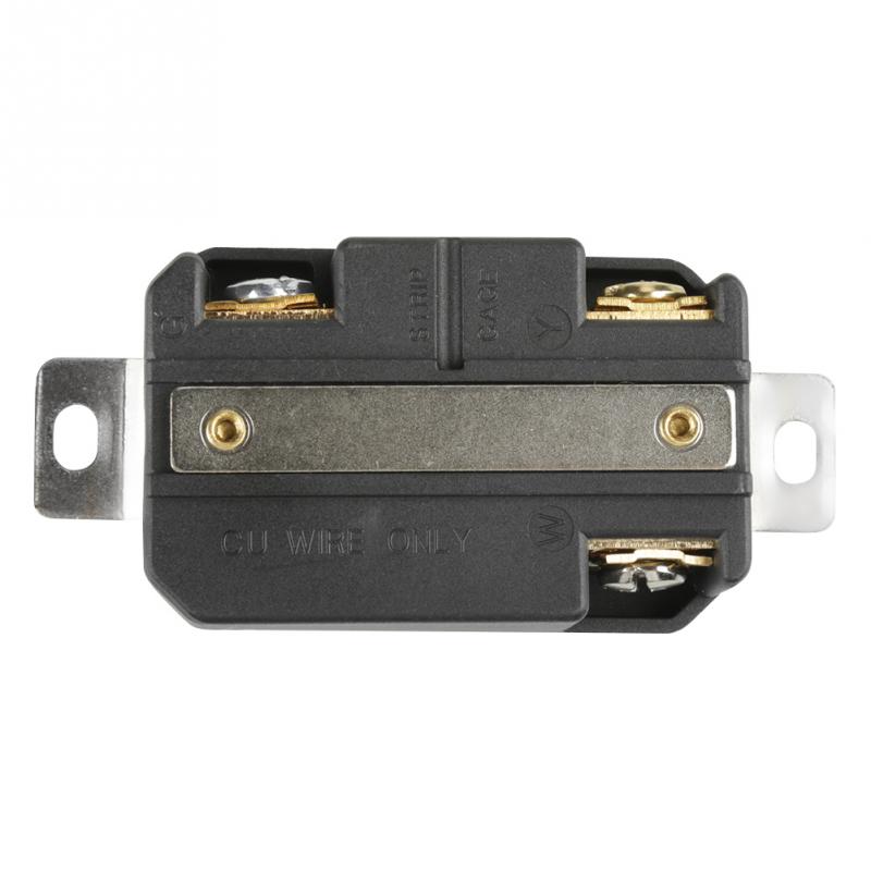 Twist Lock Electrical 3 Pin Plug Receptacle Connector Male & Female NEMA L6-30P L6-30R 30A 250V