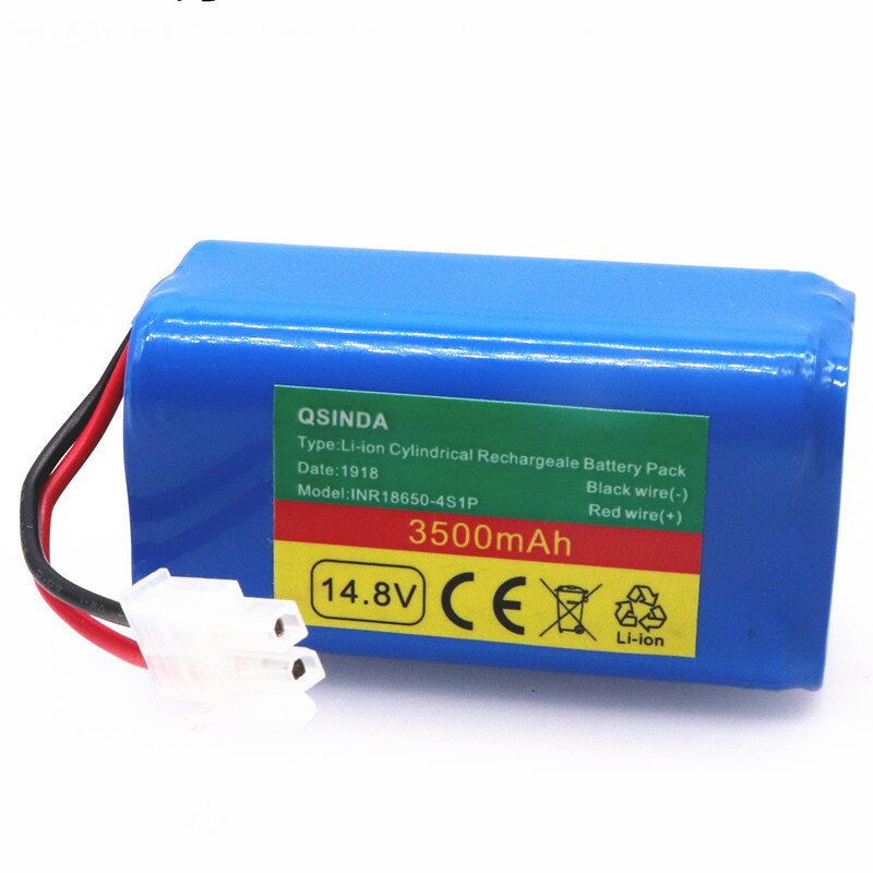 100% Original, 14,8 V, 3500mAh, batería de robot aspirador, paquete de repuesto para chuwi ilife v7 V7S Pro, barredor robótico: Blanco