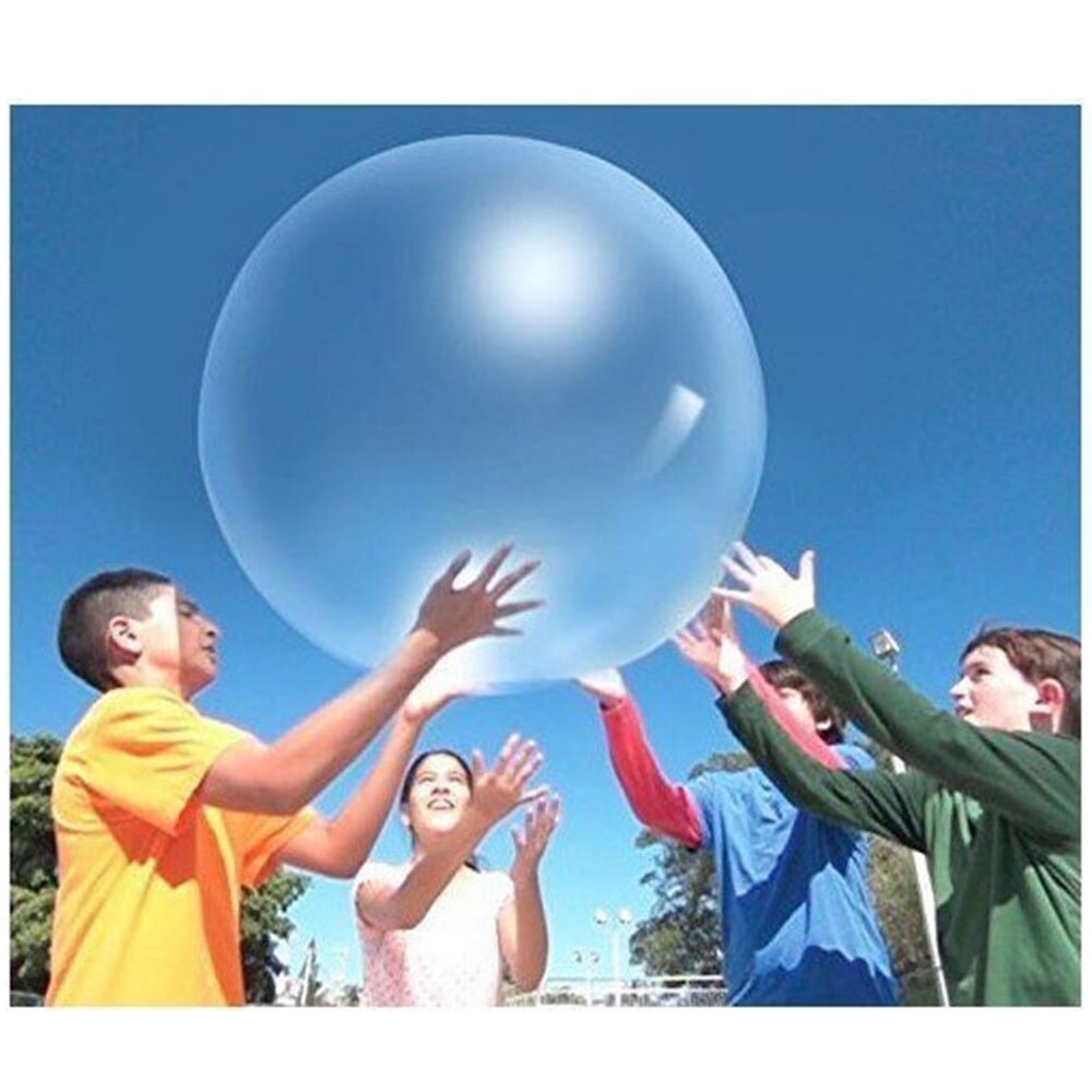 Extra stort sommarspel fantastiskt bubbla boll stressboll utomhus roligt fest barnleksaker