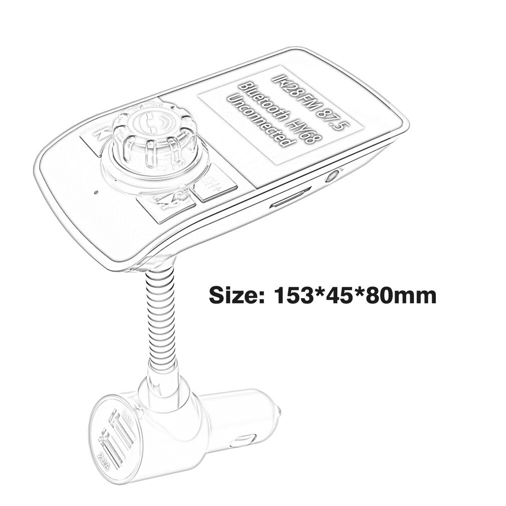 auto mp3 colori di grandi dimensioni dello schermo 1.44 pollici U lettore di musica discoteca ricevitore Bluetooth trasmettitore fm caricabatteria per auto carica veloce