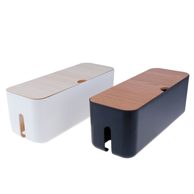 Charger Socket Organizer Line Storage Bin Cable Box Power Strip Wire Case