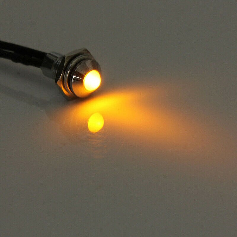 Spare LED Indicator Lights Parts Mounting Set Lamp Accessories Bulb Kit