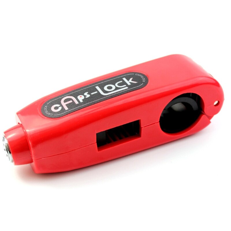 Brake Throttle Lock for Motorbike Anti-theft Lock Scooter Safety Handlebar Lock: Red