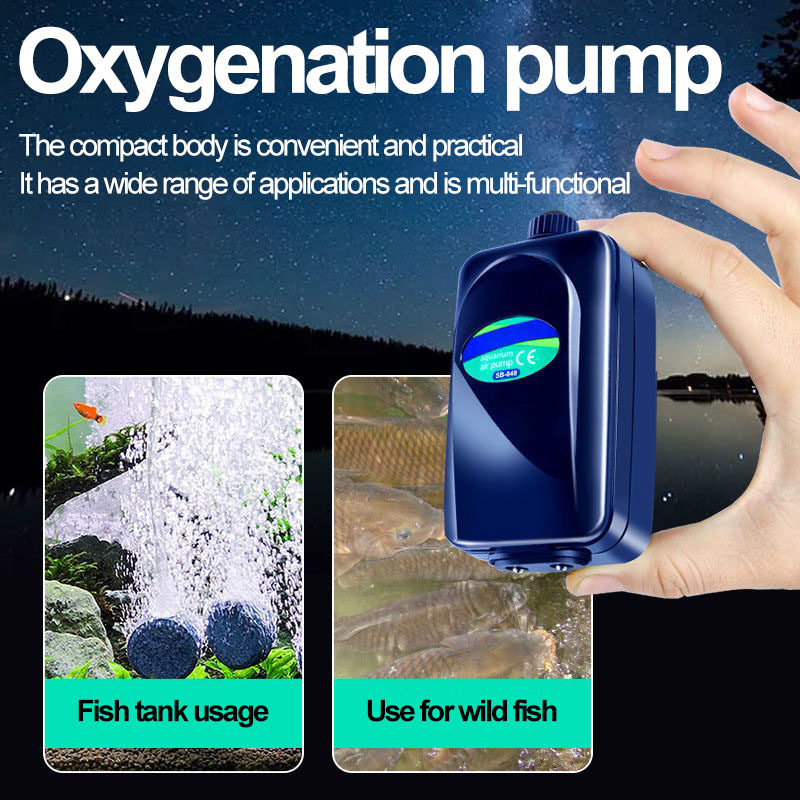 Fish Tank Oxygen Pump 220 240V Ultra Quiet Aquarium Air Pump Aerator for Home Aquarium