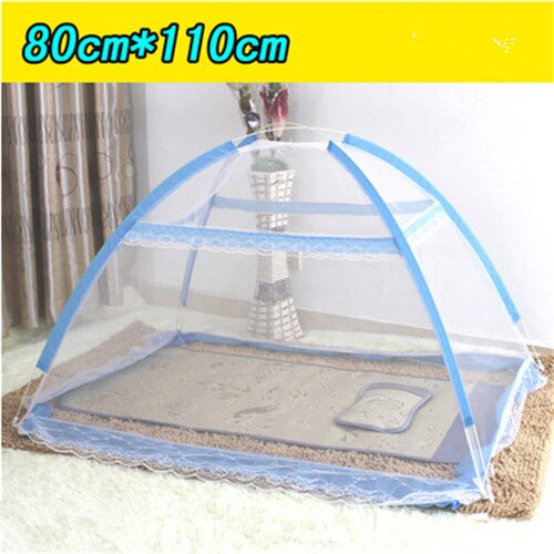 Opvouwbaar peuterbedje klamboe kinder baby baby veilig klamboe kinderbedje box speeltent blauw roze kleur