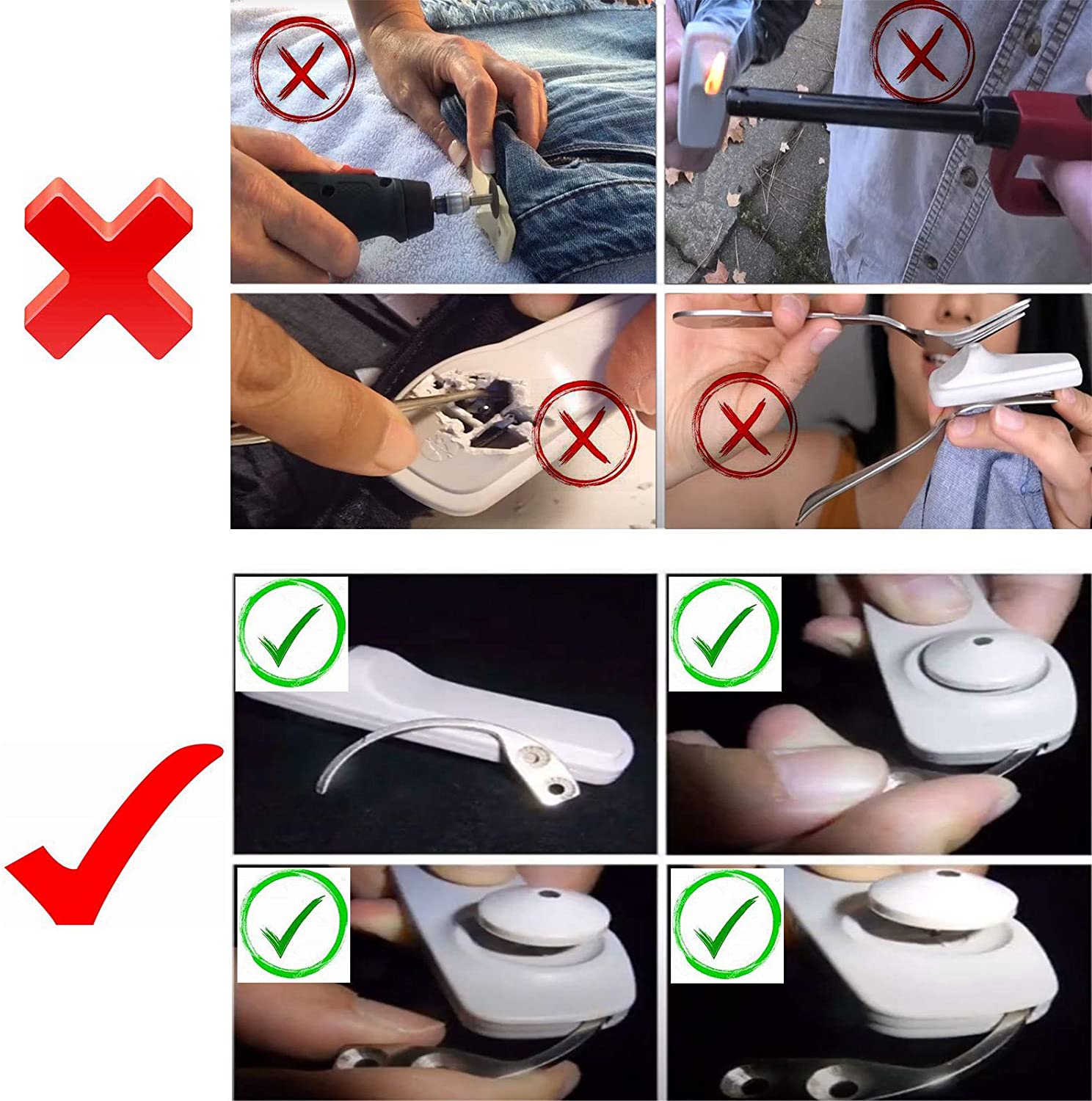 Portable Hook Key Detacher Security Tag Detacher Alarm Key Hook Detacher EAS System Securtiy Key For Clothes Alarm Remover A