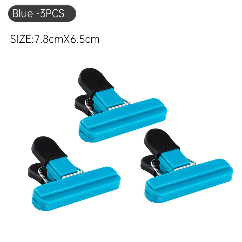 1/3 stk. bærbare store chipposeklemmer plastik assorterede størrelser mad-snackforsegling forseglingsklips tætningsklemme køkkenopbevaringstilbehør: Grøn