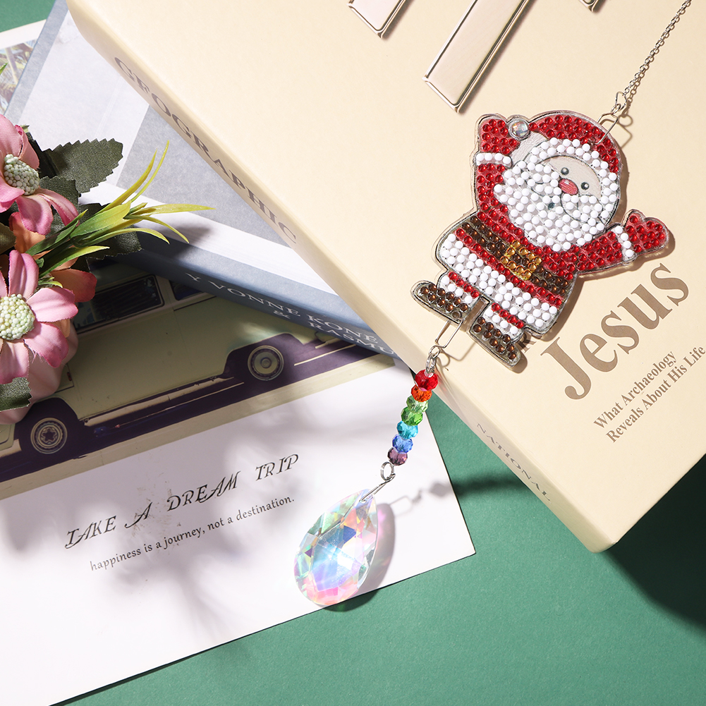 Crystal Light Catching Wind Chimes Jewelry Handmade Hanging Angel Tears Diamond Sunburst Wind Chime Pendant Garden Decoration