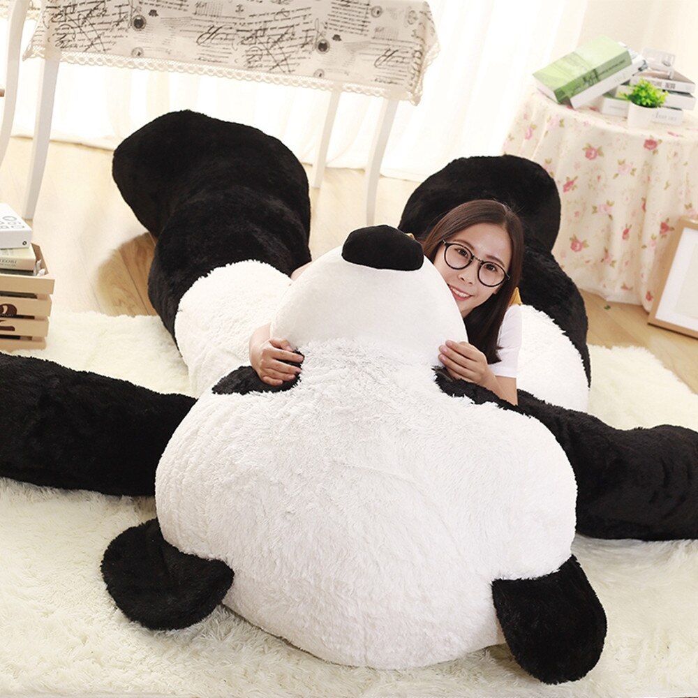 100-260cm macio panda gigante chinês pele panda brinquedo grande animais panda casaco para crianças dia dos namorados presente animal panda casacos