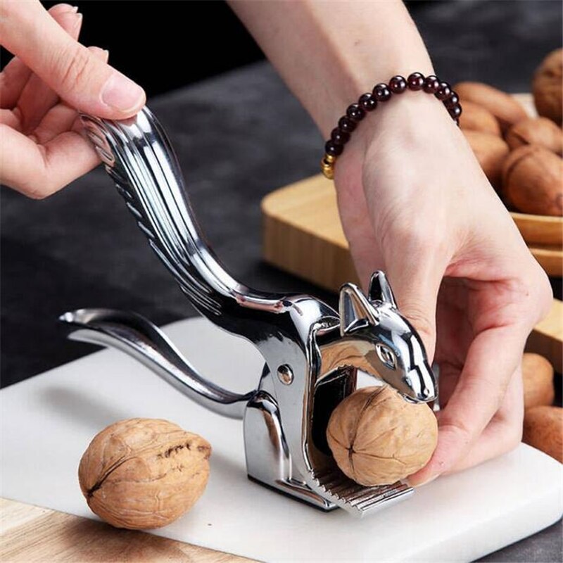 Pinza larga para galletas de nogal, pinza para nueces, avellanas, herramienta de cocina para nueces de Brasil