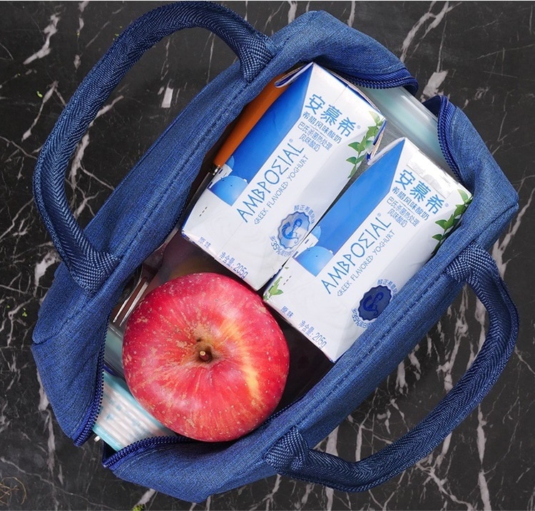 Japanese Fox Printing Portable Lunch Bags Waterproof Oxford Women Student Thermo Food Bags Office School Picnic Cooler Bag Bolso