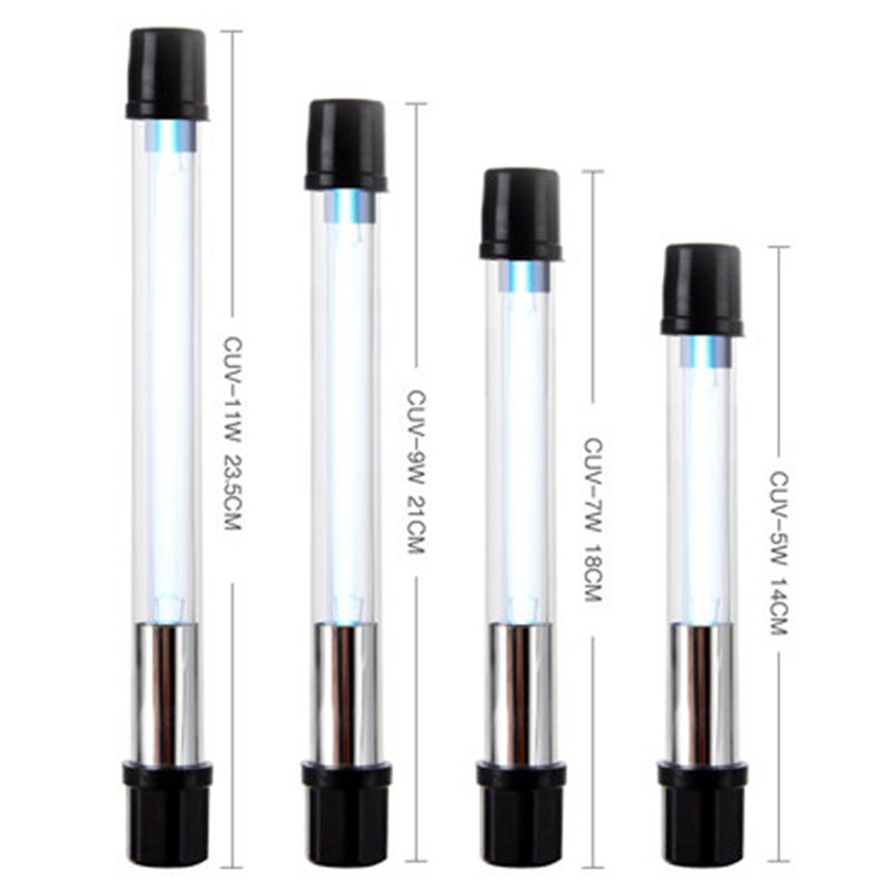 JEBO fish tank UV ultraviolet germicidal lamp fish pond aquarium water purification lamp submersible algae lamp germicidal lamp