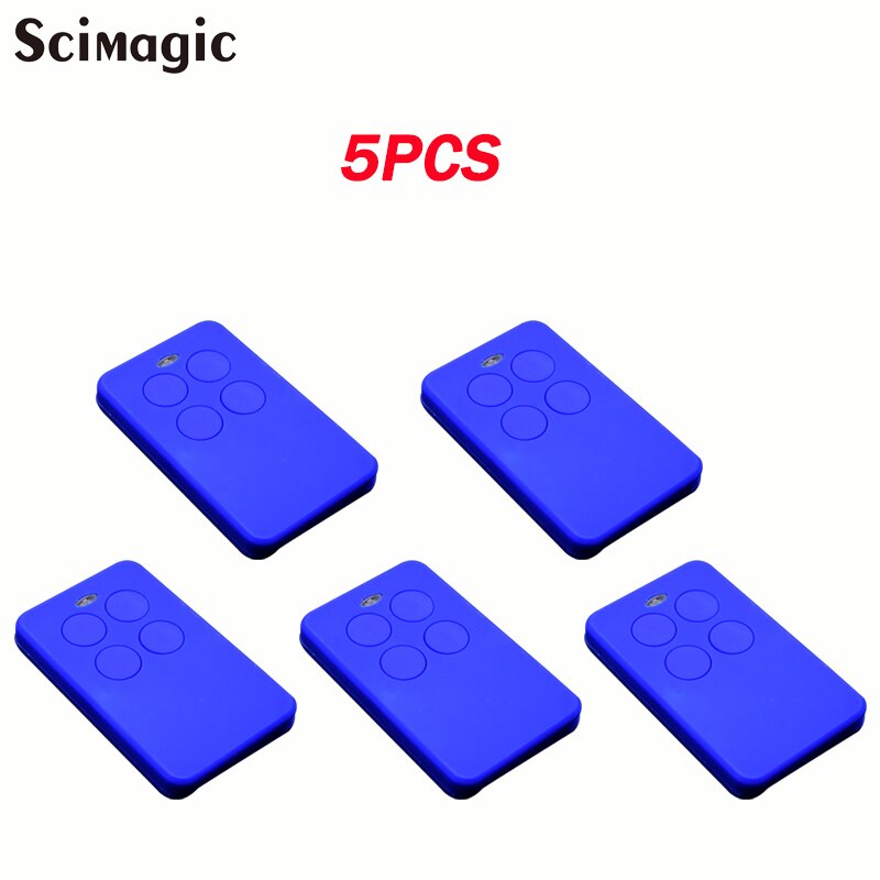 garage remote control 287mhz 315mhz 433.92mhz 868mhz rolling code multi-frequency remote control for gate switch garage door: 5PCS blue