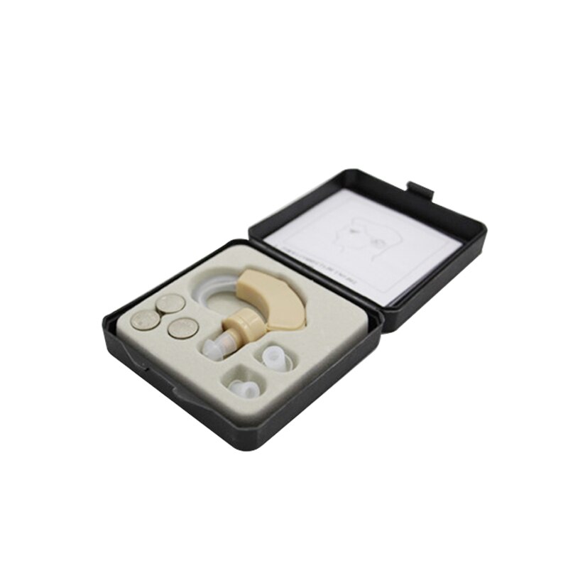 Mini Size Ear Hearing Aid Sound Amplifier Micro Wireless Hearing Aids For Elderly Best Invisible Hearing Device For Right/Left: right with box