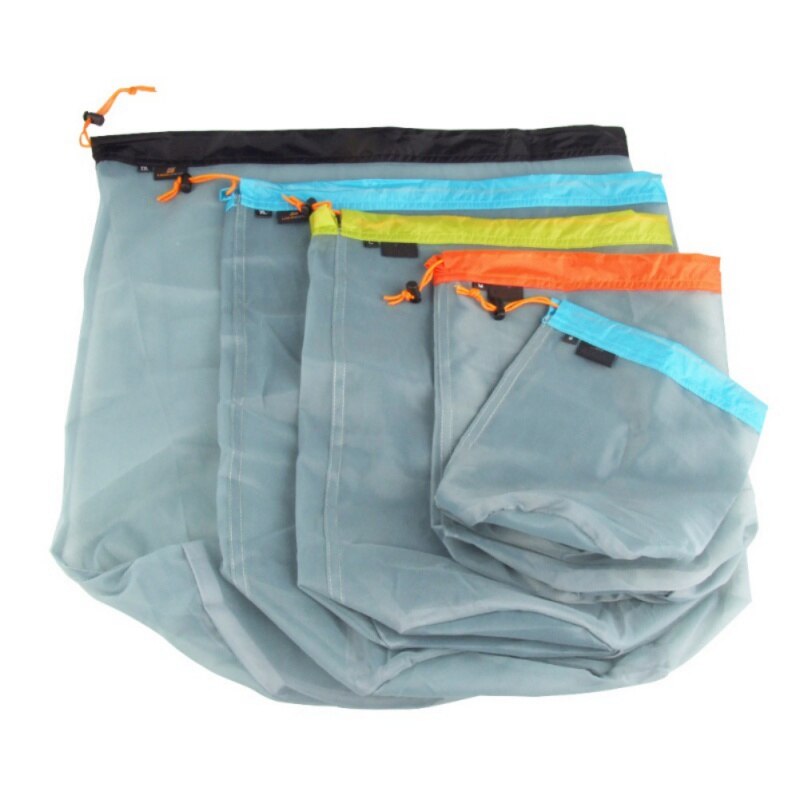 Strengthen Nylon Mesh Material Travel Storage Bag OPP Resealable Poly Bag Lightweight Portable Storage Bag Nylon Mesh Multi Tool