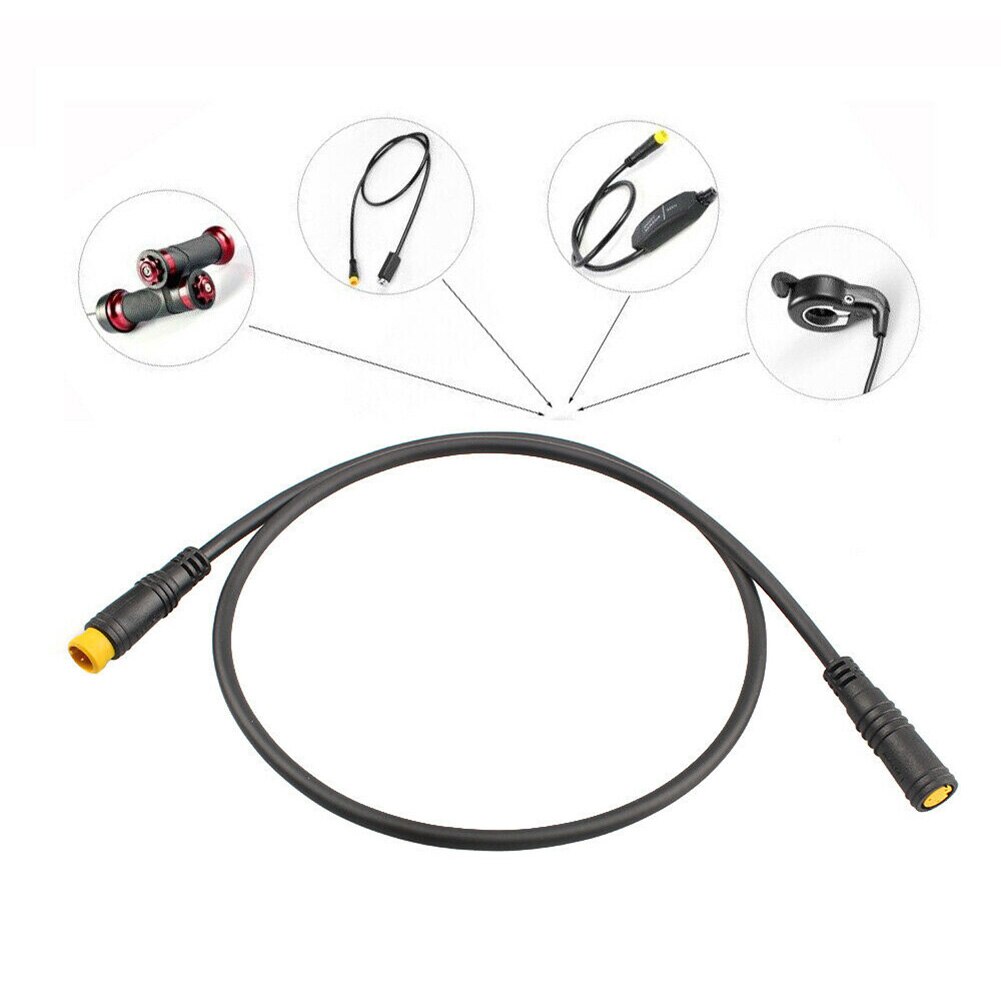 Sensor de cambio de marchas de 3 pines y 80cm, Cable de extensión de acelerador para Motor BAFANG