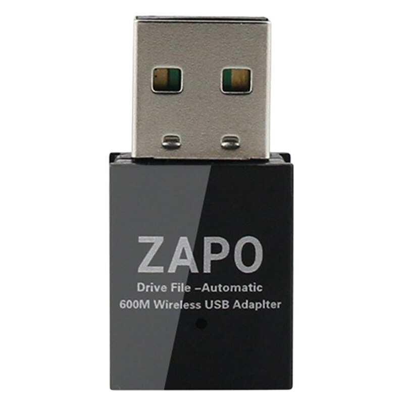 ZAPO W59 brak pliku napędu 2.4G i 5G przejściówka usb z wifi bezprzewodowa Ac 600 mb/s podwójne anteny karta sieciowa dla wszystkich systemów okna Linux