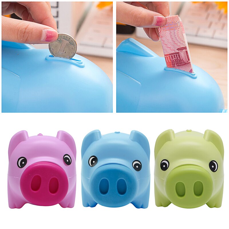 Plastic Spaarvarken Coin Money Cash Collectible Besparing Doos Kinderen Varken Speelgoed