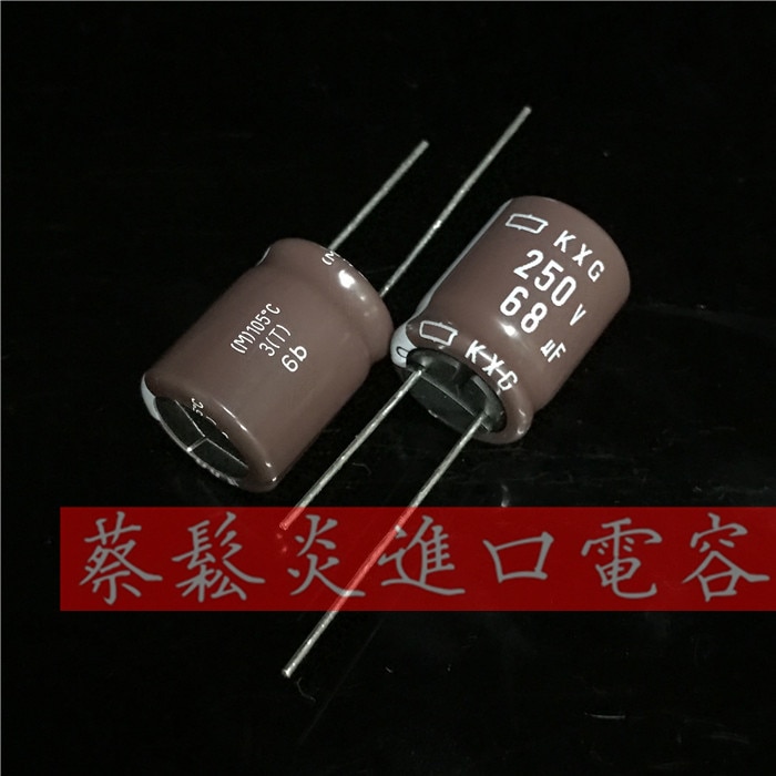 20 Condensatori Elettrolitici 68uF 250V 13x20mm ±20% – Componenti Nuovi In Alluminio - Foto 4