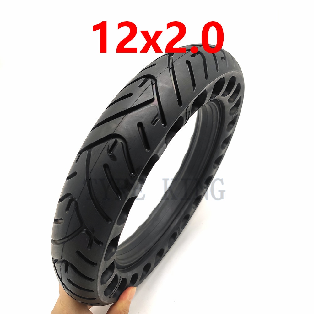 12 Inch Non-inflatable Tubeless Solid Tyre Wheel 12x2.0 12x2.125 for Many Gas Scooter E-bike Hoverboard Self Balancing Parts