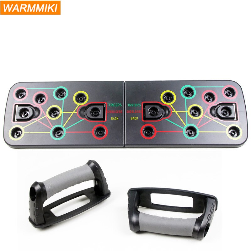 12 in 1 Push Up Board Portable Workout Push-up Stands for Body Building Multifunctional Foldable Push Up Bracket Board for Men