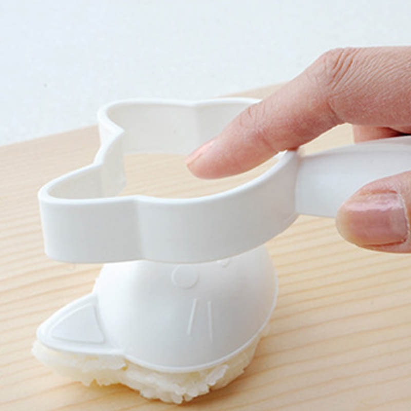 thumbnail image 2 of TD 3D Animal Bento Rice Mold & Seaweed Nori Cutter Set – Yellow Bear, Japanese Cutie Style 2 of 4