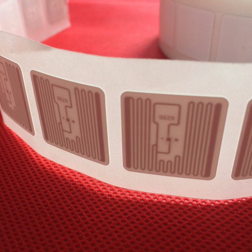 UHF RFID tag sticker Alien 9629 natte inlay 915 mhz 900 868 mhz 860-960 MHZ Higgs3 EPCC1G2 6C smart adhesive passieve RFID tags label