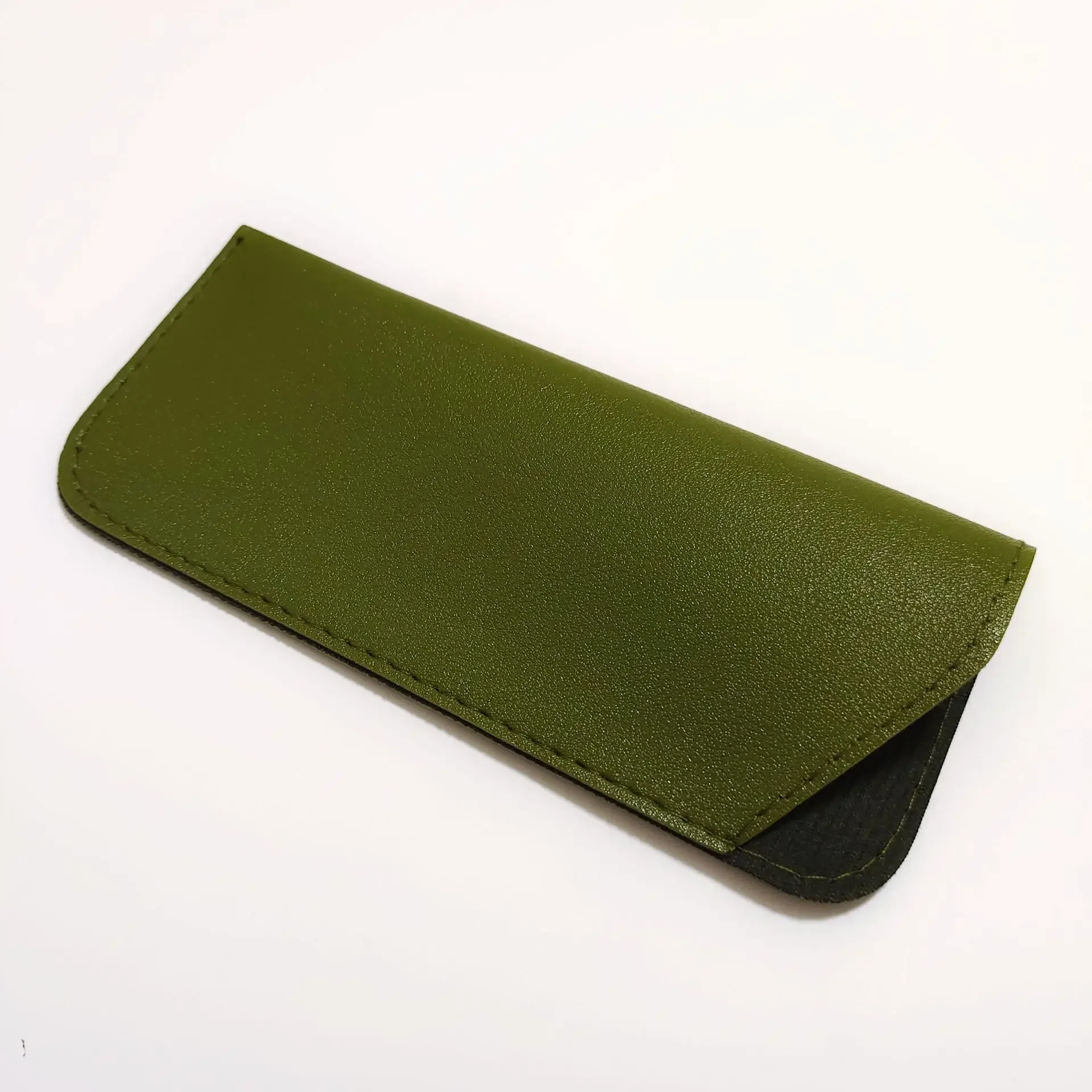 Pu Bril Tas Vrouwen Lederen Zachte Bril Tas Mode Draagbare Zonnebril Doos Tas Accessoires Brillen Etui Zonnebril Zakje: Black