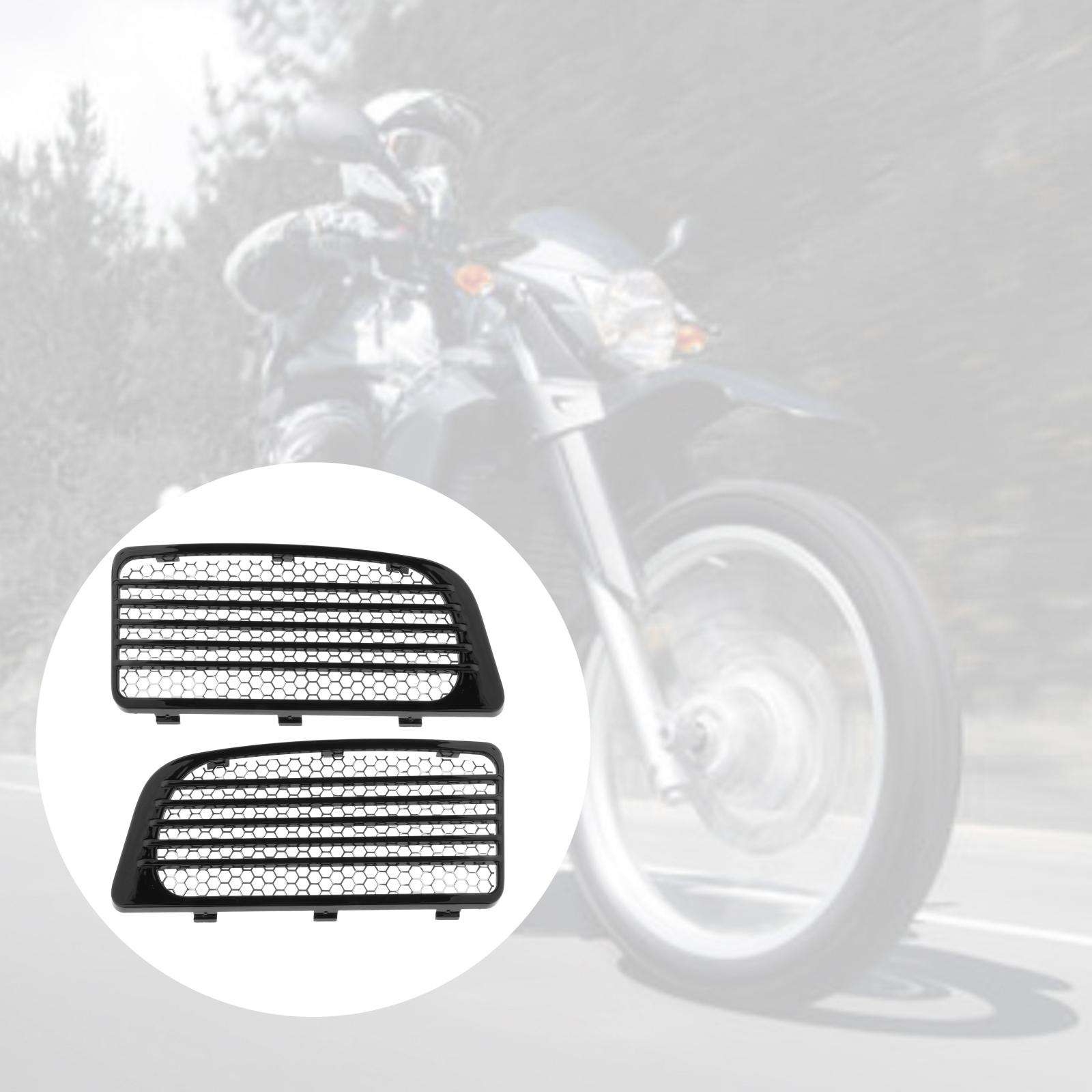 2pcs Motorcycle Radiator Grills w/ Metal Mesh Fit ... – Grandado