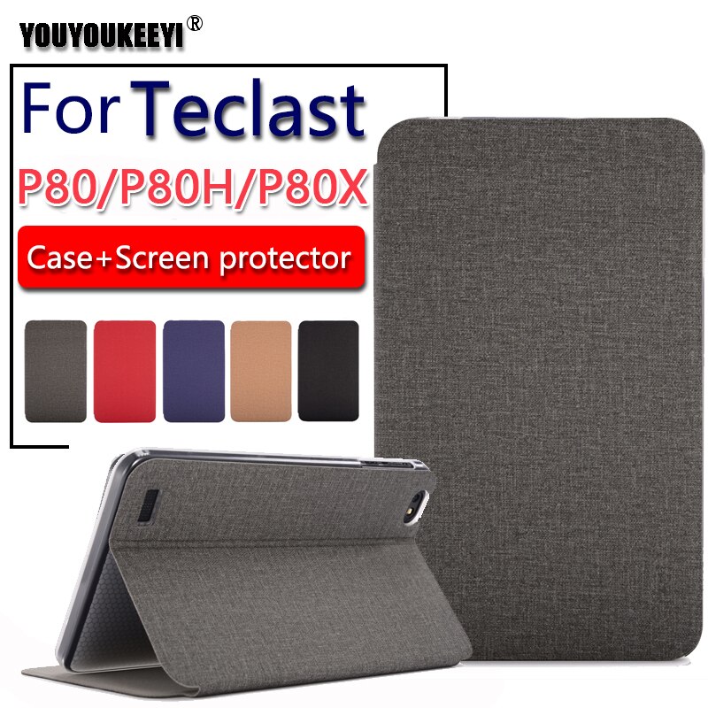 Nowe etui do Teclast P80 nowa obudowa z podstawką spadek obudowa ochronna do Teclast P80H/P80X 8.0 cala pokrowiec ochronny na Tablet + prezent