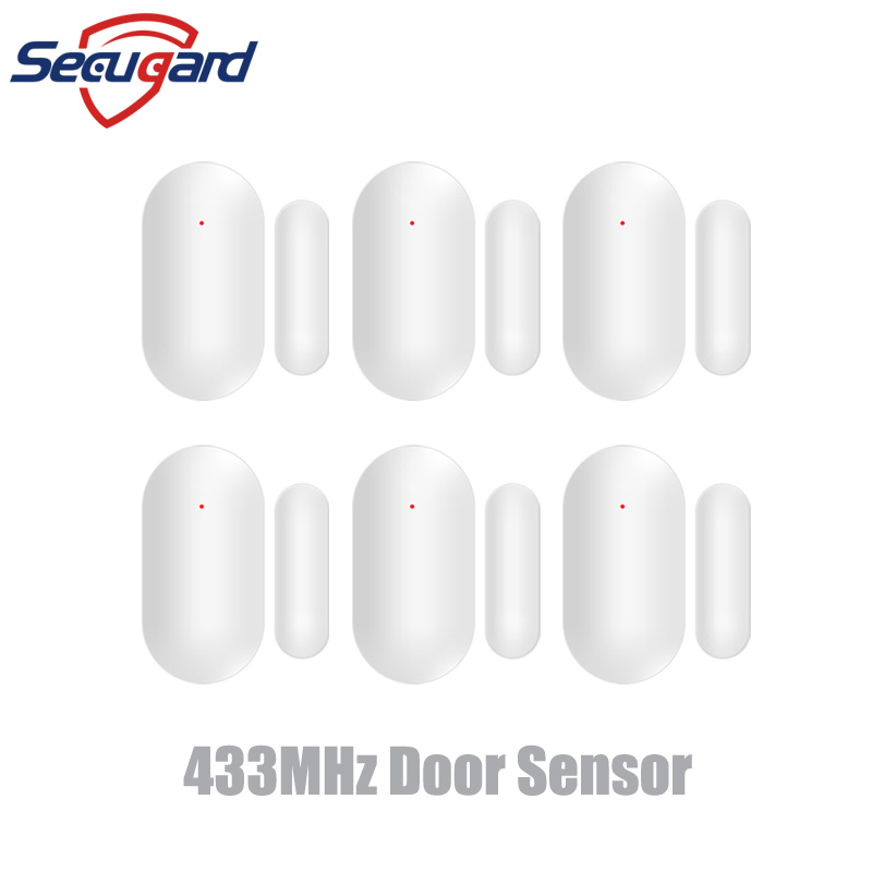 433 MHz deursensor draadloze deurmagneetdetector open raamsensoren voor ons huis inbraakalarmsysteem