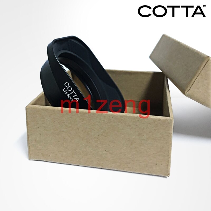 DSC-RX1 Plaza parasol de lentes de metal para Sony RX1 RX1R RX1RII RX1RM2 e lente de montaje sustituye a LHP-1