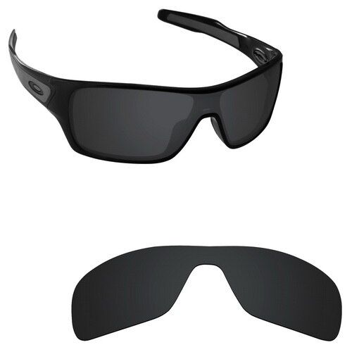 ToughAsNails Polarisierte Ersatz Linsen für Oakley Turbine Rotor Rahmen-Sorten: Black