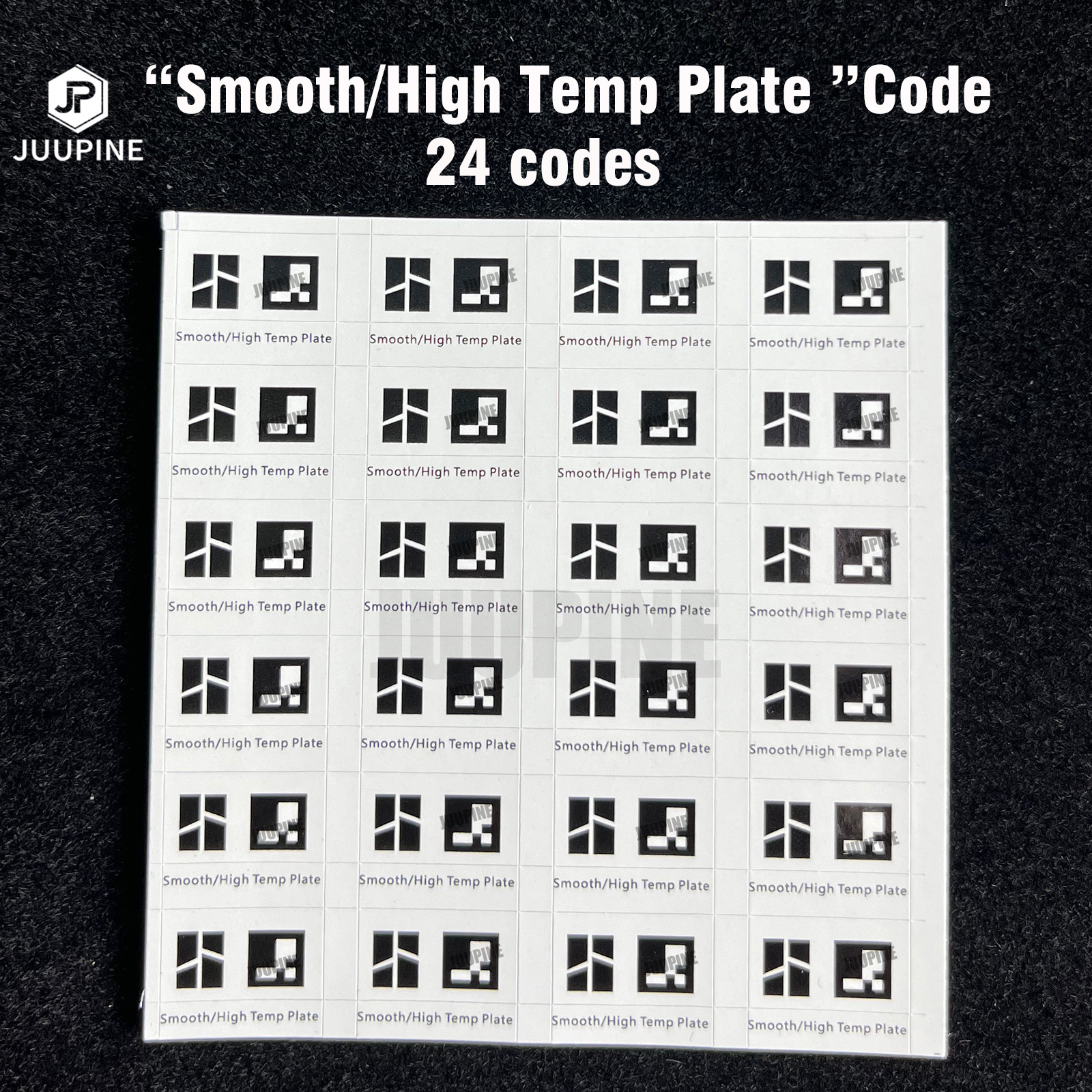 For Bambulab X1 Carbon QR Code For Bambu Lab X 1 Carbon Build Plate QR CODE For Bambulab X1 Sticker Third Party Build Plates: 0.2mm / Red