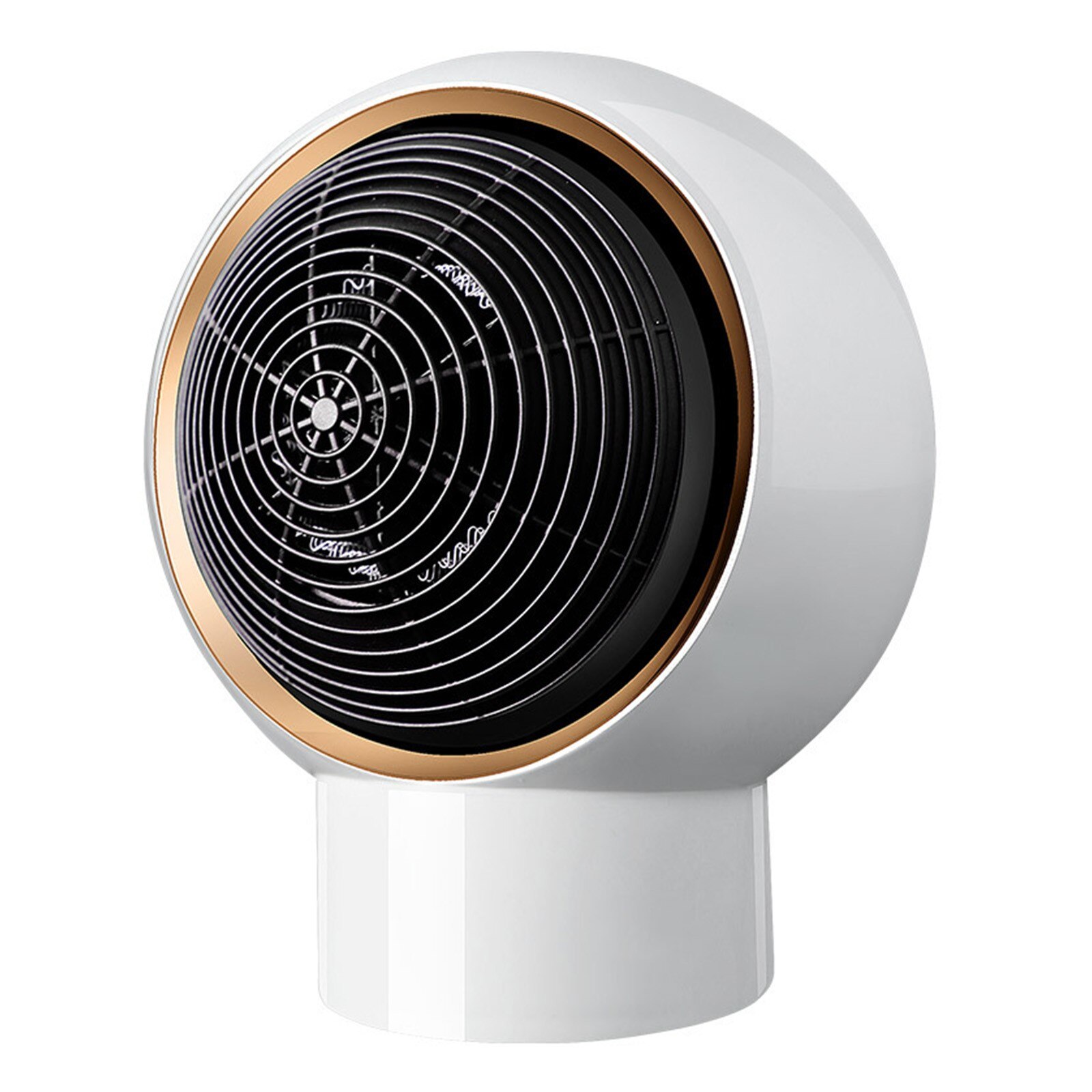 Heater home office portable mini desktop heater mini desktop heater instant heating multiple protection7.09X5.12X3.34inch: WH