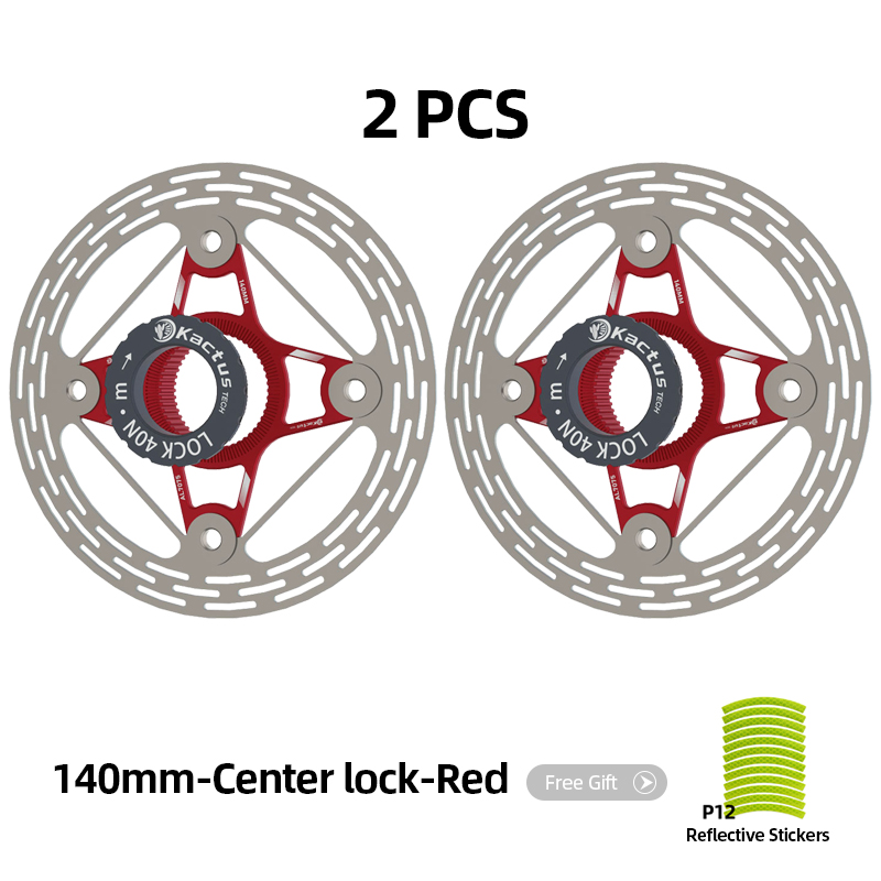 KACTUS-Freins hydrauliques pour vélo de route et VTT, disques de frein flottants, rotor creux à verrouillage central, 6 boulons, 140mm, 160mm, 180mm, 203mm: Bourgogne