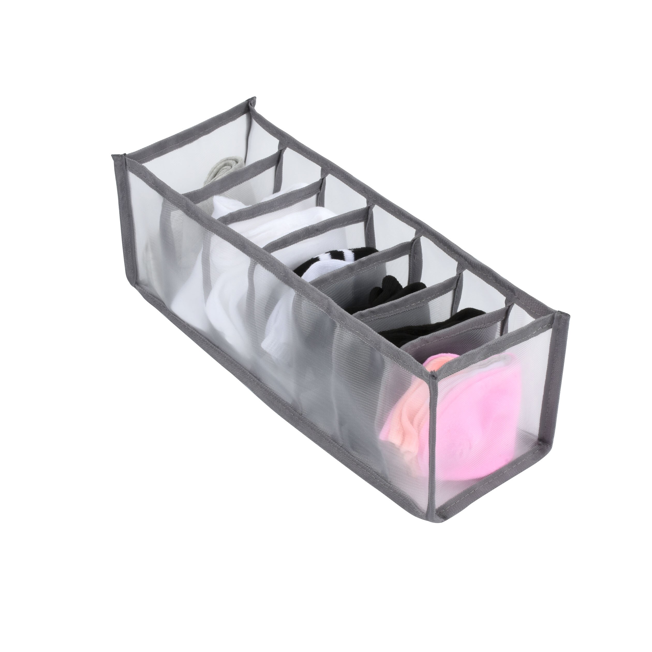 Bielizna organizator ubrania szafy box szafa organizatorzy składana szuflada organizacja domu i przechowywanie półka do sypialni: 7grids Panties