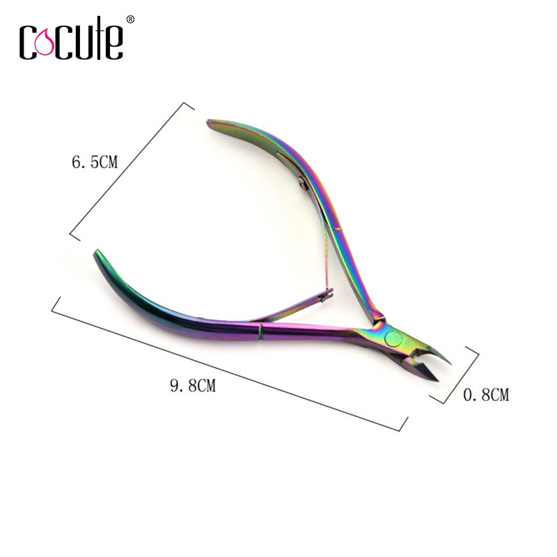 Cocute – pince à cuticules professionnelle, accessoire de maquillage, ciseaux à ongles, coupe-ongles, outils de manucure